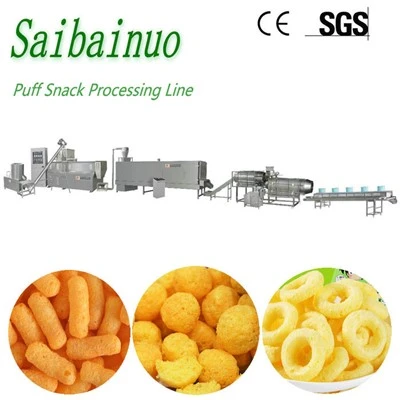 Cheese Ball Snack Puff Snack Extruder framleiðslulína