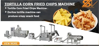 Tortilla Chips Making Machine Alveg Sjálfvirk Corn Chips Snarl Machine