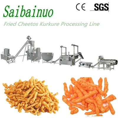 Puffed Corn Cheetos Kurkure Extruder Machine